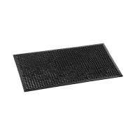 Fußbodenmatte, schwarz, anti-slip