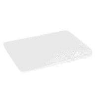 Schneidbrett, Polyethylen, weiß, 30x20x1,5 cm