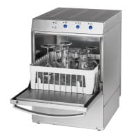 Geschirr-+ Gläserspülmaschine, 400 Volt, mit Ablaufpumpe