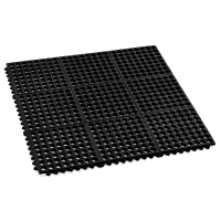 Fußbodenmatte, schwarz, Klick-Matte