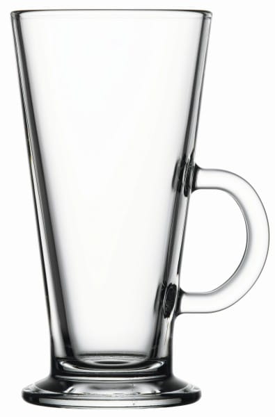 Henkelbecher aus Glas, 0,263 Liter, VPE 12 Stk.