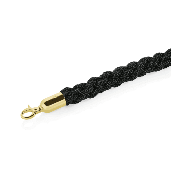 Verbindungs-Kordel, Titanium Gold, Ø 36 mm, 150cm, schwarz