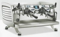 Siebträger-Espressomaschine Black Eagle mit T³-Technologie, 2-gruppig, LED-Touch-Display