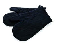 Paar Hitze-Handschuhe, schwarz, 32cm