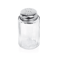 Salzstreuer, Glas, gerade Form