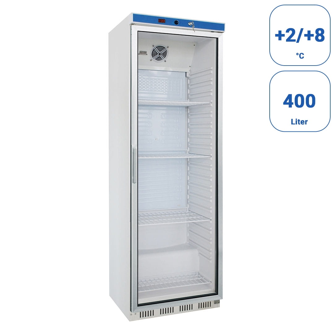 Getränkekühlschrank mit 2 Glastüren 490 Liter