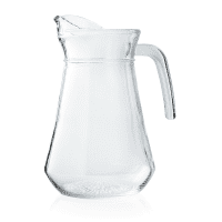 Krug - Ø 10,8 / 12,6 cm - 1,00 Liter - Glas - mit Eislippe