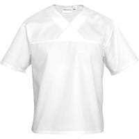 Kochshirt, kurzarm, weiß, M-XL