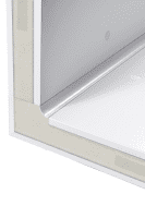 Kühlzelle, Volumen 7,5 m³, Schloss mit Paniksicherung, Boden mit rutschfestem PVC-Film, 80 mm Isolie