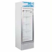 Umluft-Flaschenkühlschrank, Stahlblech, weiß, Inh. 171 ltr.