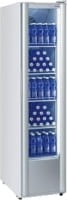 Umluft-Glastürkühlschrank, Stahlblech, weiß, beschichtet, Inh. 311 ltr.