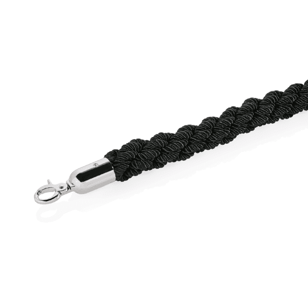 Verbindungs-Kordel, verchromt, Ø 32 mm, 250cm, schwarz
