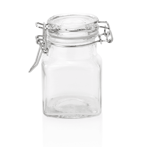 Petit-Bügelverschlussglas - 0,10 Liter - Glas - Deckel mit Dichtung