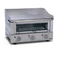 Der Griddle-Toaster ist von vorne abgebildet. Der Hintergrund ist weiß
