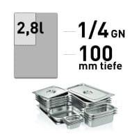 GN-Behälter, 1/4-100 mm