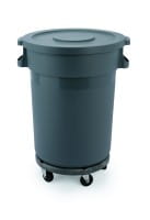 Abfallbehälter mit Flachdeckel - 80 Liter