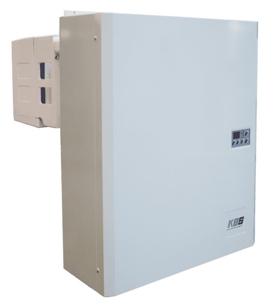 Huckepack-Aggregat für Tiefkühlzellen, für Kühlräume bis max 8,5 m³, -18°C bis -22°C, Wandmontage, U