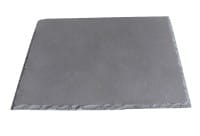 Naturschieferplatte quadratisch 300x300 mm, 4-6 mm Materialstärke, gebrochene Kanten, rutschfeste Fü