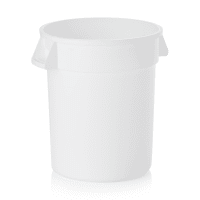 Zutaten-/Lagerbehälter - Ø 49,5 cm - 76 Liter - Polyethylen/Deckel aus Polycarbonat - Deckel aufschi