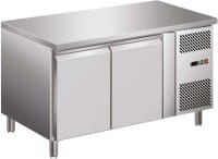 Bäckerei-Kühltisch 428 ltr. für Euronorm 600x400mm, mit 2 Türen. Temperatur -2°C / +8 °C